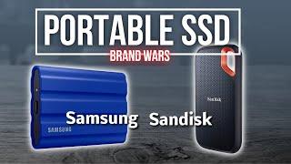 ️ Samsung t7 shield vs SanDisk extreme portable v2 : Which one is the Best? | Holiday BIG SALE 2023