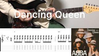 ABBA - Dancing Queen (guitar cover with tabs & chords)