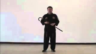 Korea Hapkido Federation - Cane Drill 1 - GM Richard Hackworth