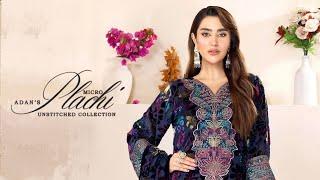 Adan's Micro Plachi Luxury Unstitched Collection'24 | Adan's Libas Micro Velvet Palachi Collection