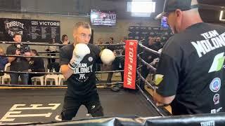 MEDIA WORKOUT | ANDREW MOLONEY VS NORBELTO JIMENEZ