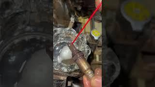 Oxygen Sensor Open And Clean Process #alsharifauto #asacarinformation #oxygen #sensor #open