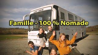 FAMILLE NOMADE à PLEIN TEMPS ️ PRÉSENTATION BUS CAMPING CAR - VIEBERTÉ & VAN LIFE - Voyage Voyages