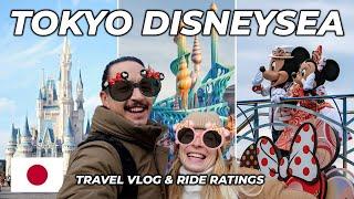 Day Trip to TOKYO DISNEYSEA for first timers! Disney Rides and food rated!