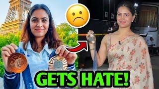 Manu Bhaker gets HATE due to this...| Manu Bhaker Olympics Sports News Facts