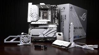 「BRO」4K ROG Unboxing The ROG.Z890 Apex White.华硕Z890 ZEPX主板开箱#rog #pcbuild #z890