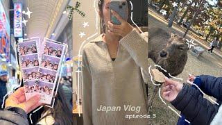 japan vlog #3   : last day in Japan, sushi train, deer park etc.