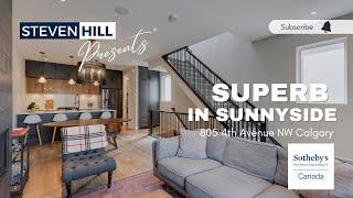 Superb Sunnyside Townhome in NW Calgary *HOME TOUR*