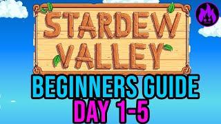 Stardew Valley - Beginners Guide 2020 (Day 1-5)