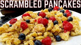 NEVER MESS UP PANCAKES AGAIN! SCRAMBLED PANCAKES ON THE GRIDDLE (KAISERSCHMARRN)! EASY RECIPE