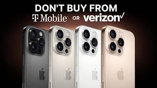 Why T-Mobile and Verizon Customers Should Buy Their iPhones Directly from Apple