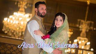 Alina Weds Suleman | Best Nikkah Highlights By Team Momentography Studios