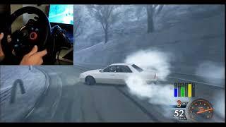 Nissan Laurel C33 morning mountain drift with crash