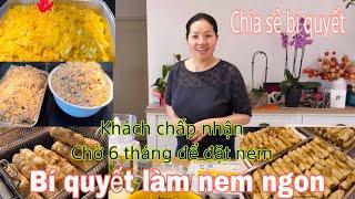 CÔNG THỨC LÀM NEM NGON TỪ A ĐẾN Z/ BÍ QUYẾT CỦA MAI CHINH PHỤC CẢ TÂY VÀ TA/ MAI LE CUỘC SỐNG Ở PHÁP