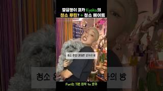혼자 청소 안 함! 쿄카 Kyoka의 청소 메이트 정체는? #shorts #kyoka