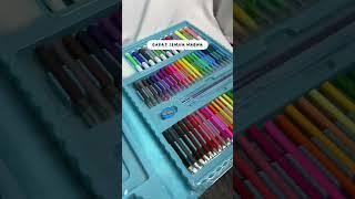 Dapat 200an Pensil warna harganya dibawah 100ribu free ongkir lagi #coloring #art #atk