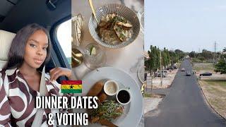 LIVING IN GHANA | VOTING, DINNER DATES & SHOPPING IN ACCRA, GHANA