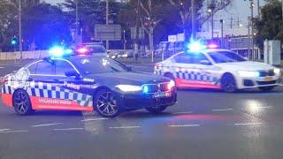 Large Medical Escort [NSW Police] [NSW Ambulance] Patient Critical After Lightning Strike Hit!