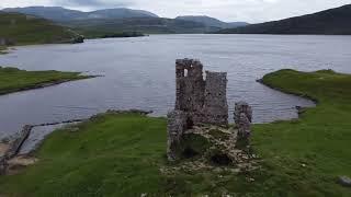 NC500 in my Campervan: Ardveck Castle