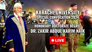 Special Convocation 2024 | Honorary Doctorate Degree for Dr. Zakir Abdul Karim Naik | KU