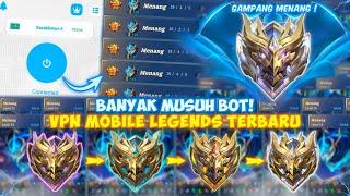 VPN PUSH RANK MUSUH BOT!! CARA PUSH RANK DAPAT MUSUH BOT PAKAI VPN MOBILE LEGENDS TERBARU 2024