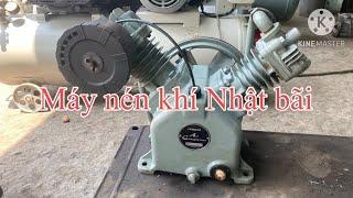 0909038178 Phong nén khí | Máy nén khí nhật Hitachi bãi giá rẻ | Hàng nội địa Nhật