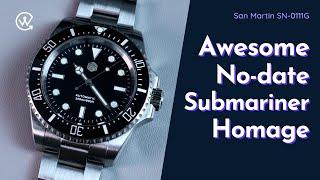 San Martin SN0111G | The Best No-Date Submariner Homage