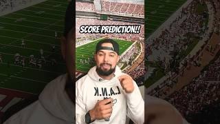 What is your score prediction for Alabama vs. Kentucky #cfbnews