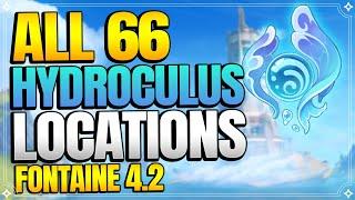 All 66 Hydroculus Locations in Fontaine 4.2 | In Depth Follow Along Route |【Genshin Impact】