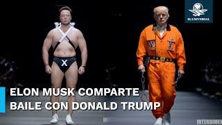 Donald Trump y Elon Musk bailan al ritmo de  “Stayin’ Alive”