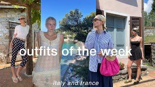 outfits of the week, in italy & france