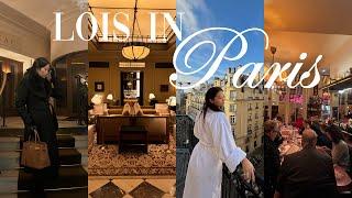 Weekend in Paris vlog | best french bistros to try, beautiful Parisian hotel, winter in paris️️!!