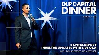 DLP Capital Dinner | Live From WCICON in Phoenix, AZ - March 1st, 2023