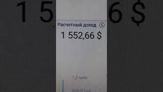1 552,66 $ - доход на утро 10.06.2025