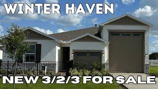 ATTACHED RV GARAGE | 3 Bedroom Model Home Tour Winter Haven Florida | Walkthrough #rvgarage #rv