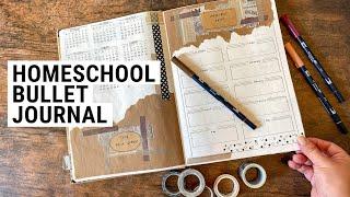 Homeschool Bullet Journal Flip Through - Secular Homeschool in NYC