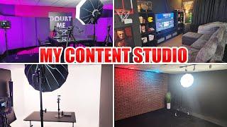 My Content Studio Tour [ Film and Photo Sets, Podcast, Living Room, Performances, + More ]