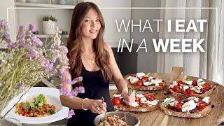 WHAT I EAT IN A WEEK | Healthy & Végétarien | SleepingBeauty