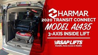 Harmar AL435 3 Axis Boom/Crane Lift in 2020 Ford Transit Connect Van ASAP Lifts of San Antonio, TX