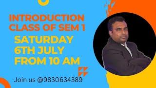 INTRODUCTION CLASS/SEM 1/CU BCOM/JOIN US/BAPPA DA CLASSES/ VERY IMPORTANT VIDEO/HURRY UP/