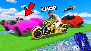 GTA 5 CAR VS RUNNER CAN CHOP SURVIVE THE ULTIMATE CHALLENGE