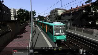 Train Simulator 2021 U-Bahn Frankfurt unterwegs mit der U3