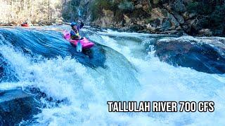 WHITEWATER KAYAKING THE TALLULAH RIVER