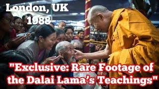 "H.H The Dalai lama Like Never Before: Rare Video Footage" in London, UK #tibetanvlogger