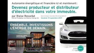 Conférence Autonomie énergétique et financière