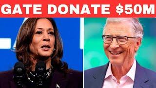 BILLIONAIRE Philanthropist Donates $50 MILLION to Kamala Harris