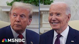 See History: Biden hosts Trump in Oval Office | Full video