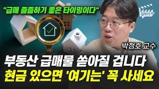 부동산 급매물 쏟아질 겁니다, 현금 있으면 '여기는' 꼭 사세요 (박정호 교수)