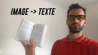 Comment convertir une image en texte en moins de UNE MINUTE