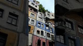 Hundertwasser Vienna,  the most colorful house in Austria